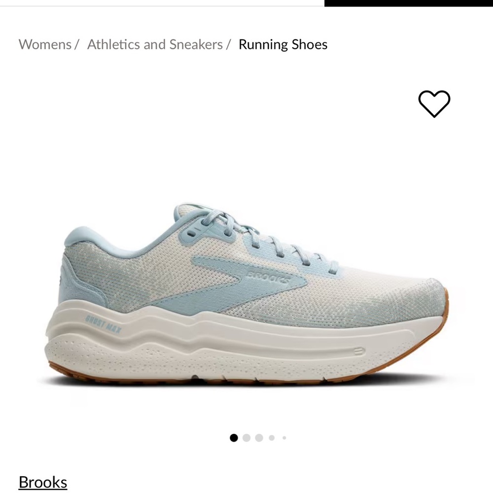 Brooks Ghost Max in Coconut /Winter